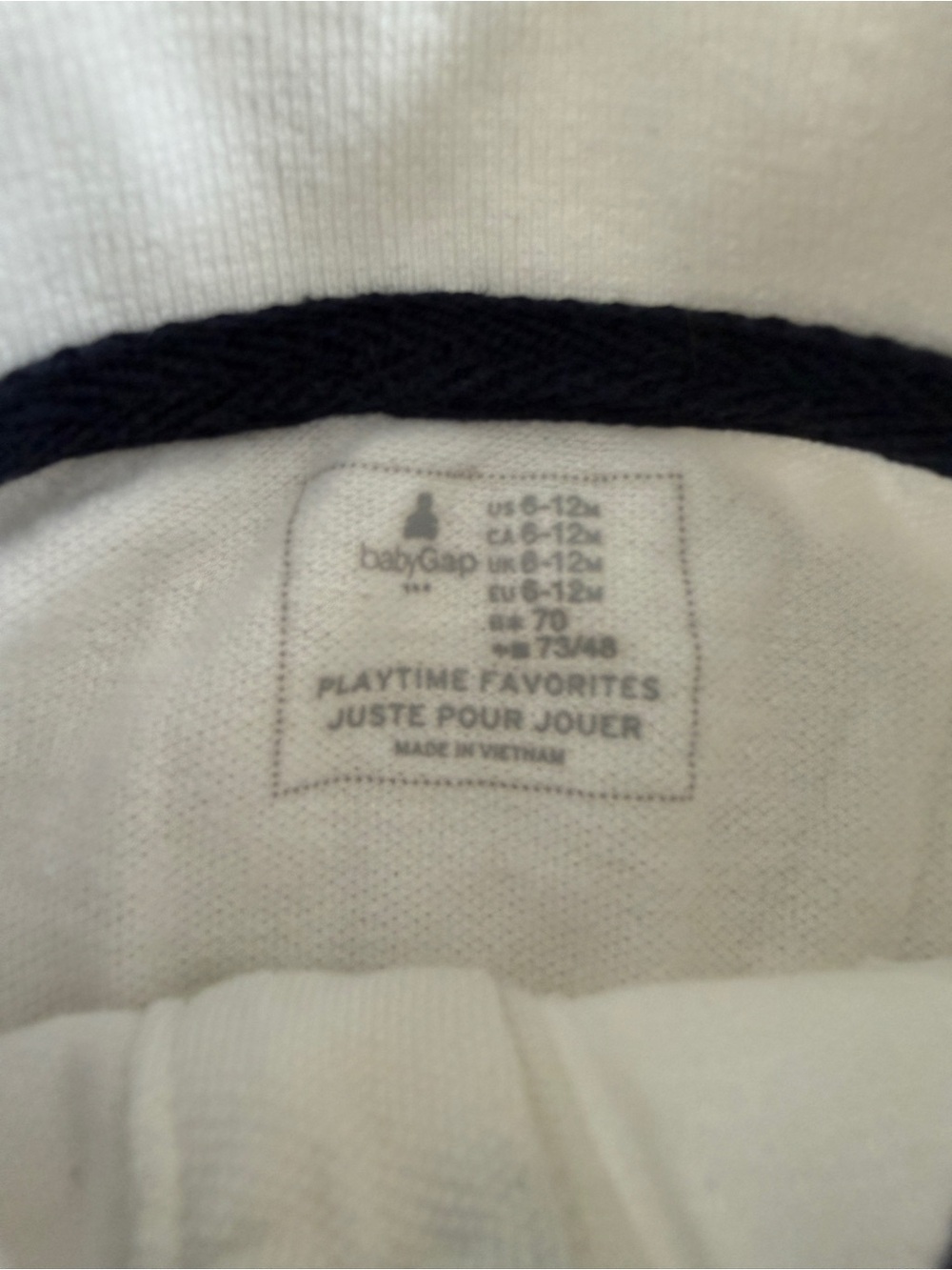 GAP White Kids Polo with Embroidered Bear - Picture 5 of 6